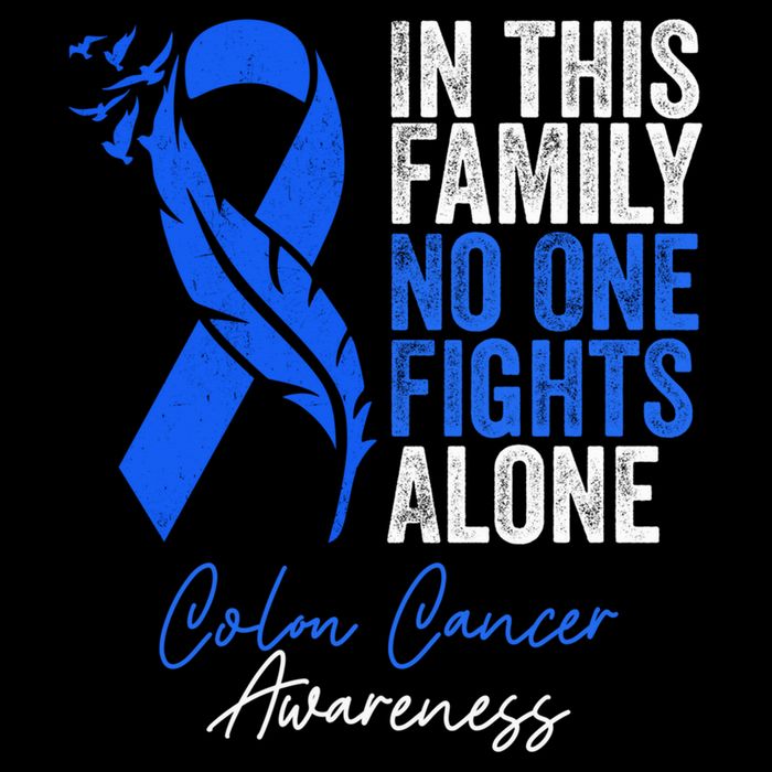 Family Support Colorectal Colonoscopy Colon Cancer Awareness Bucket Hat