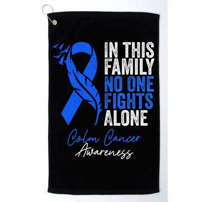 Family Support Colorectal Colonoscopy Colon Cancer Awareness Golf Towel