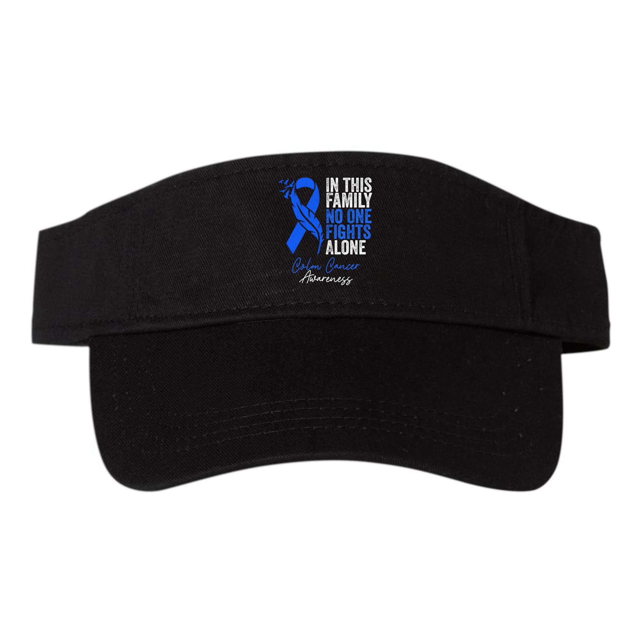 Family Support Colorectal Colonoscopy Colon Cancer Awareness Visor