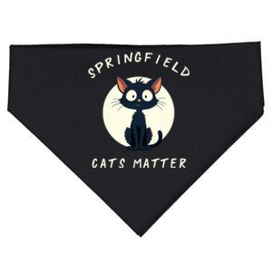 Funny Springfield Cats Matter For Cat Ladies USA-Made Doggie Bandana