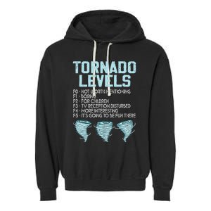 Funny Storm Chaser Chasing Garment-Dyed Fleece Hoodie