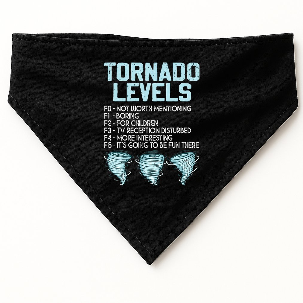 Funny Storm Chaser Chasing USA-Made Doggie Bandana