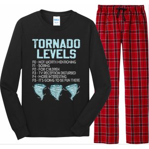 Funny Storm Chaser Chasing Long Sleeve Pajama Set