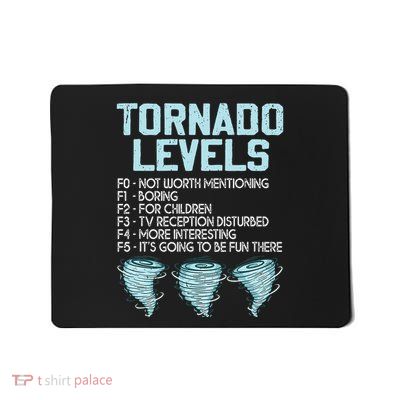 Funny Storm Chaser Chasing Mousepad