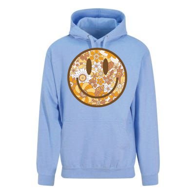 Floral Smiley Cute Gift Unisex Surf Hoodie