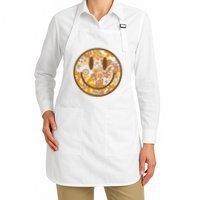 Floral Smiley Cute Gift Apron