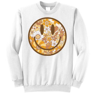 Floral Smiley Cute Gift Sweatshirt