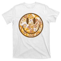 Floral Smiley Cute Gift T-Shirt