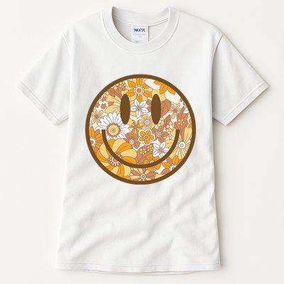 Floral Smiley Cute Gift Tall T-Shirt
