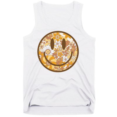 Floral Smiley Cute Gift Tank Top