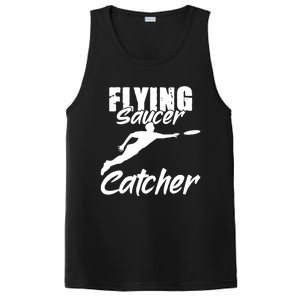 Flying Saucer Catcher Disc Golf Sport Ultimate Frisbee Cute Gift PosiCharge Competitor Tank