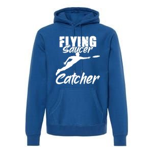 Flying Saucer Catcher Disc Golf Sport Ultimate Frisbee Cute Gift Premium Hoodie