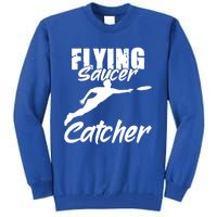 Flying Saucer Catcher Disc Golf Sport Ultimate Frisbee Cute Gift Tall Sweatshirt