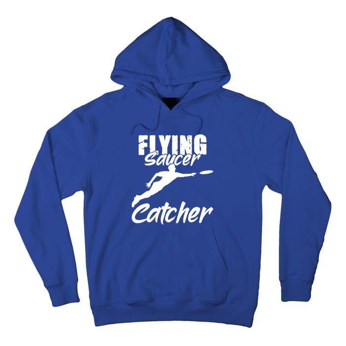 Flying Saucer Catcher Disc Golf Sport Ultimate Frisbee Cute Gift Tall Hoodie