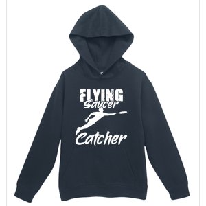 Flying Saucer Catcher Disc Golf Sport Ultimate Frisbee Cute Gift Urban Pullover Hoodie