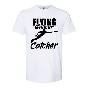 Flying Saucer Catcher Disc Golf Sport Ultimate Frisbee Cute Gift Softstyle CVC T-Shirt