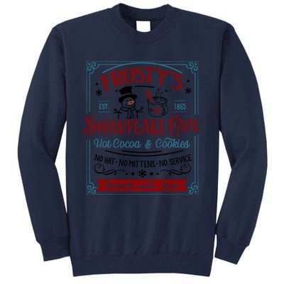 FrostyS Snowflake Coffee Christmas Vibes Tall Sweatshirt