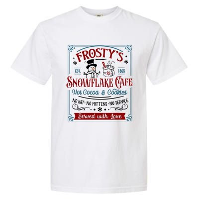 FrostyS Snowflake Coffee Christmas Vibes Garment-Dyed Heavyweight T-Shirt