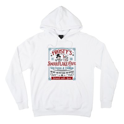 FrostyS Snowflake Coffee Christmas Vibes Hoodie