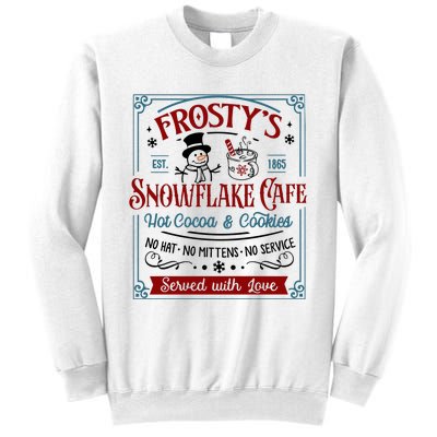 FrostyS Snowflake Coffee Christmas Vibes Sweatshirt