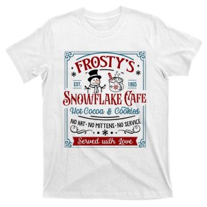 FrostyS Snowflake Coffee Christmas Vibes T-Shirt