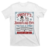 FrostyS Snowflake Coffee Christmas Vibes T-Shirt