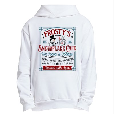 FrostyS Snowflake Coffee Christmas Vibes Urban Pullover Hoodie