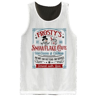 FrostyS Snowflake Coffee Christmas Vibes Mesh Reversible Basketball Jersey Tank