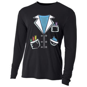 Funny Scientist Costume Chemist Science Halloween Cooling Performance Long Sleeve Crew