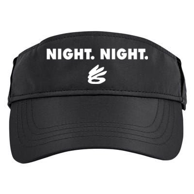 Funny Steph Curryy Night Night Adult Drive Performance Visor