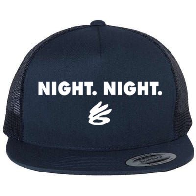 Funny Steph Curryy Night Night Flat Bill Trucker Hat