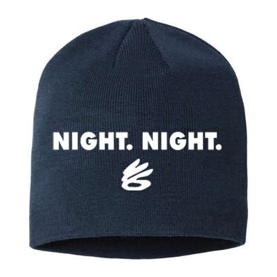 Funny Steph Curryy Night Night Sustainable Beanie