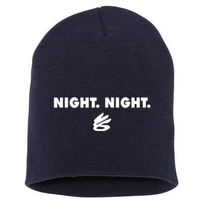 Funny Steph Curryy Night Night Short Acrylic Beanie