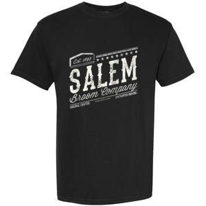 Funny Scary Company Olde Salem Massachusetts Witch Broom Co Gift Garment-Dyed Heavyweight T-Shirt