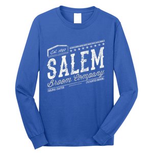 Funny Scary Company Olde Salem Massachusetts Witch Broom Co Gift Long Sleeve Shirt