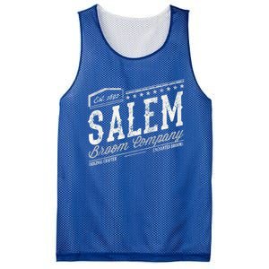 Funny Scary Company Olde Salem Massachusetts Witch Broom Co Gift Mesh Reversible Basketball Jersey Tank