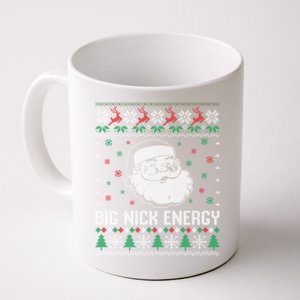 Funny Santa Claus Big Nick Energy Ugly Christmas Cute Gift Coffee Mug