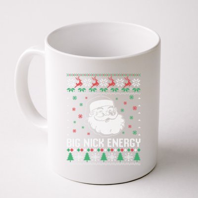 Funny Santa Claus Big Nick Energy Ugly Christmas Cute Gift Coffee Mug