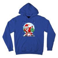 Funny Santa Claus Dabbing Ice Hockey Players Merry Christmas Gift Hoodie