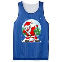 Funny Santa Claus Dabbing Ice Hockey Players Merry Christmas Gift Mesh Reversible Basketball Jersey Tank