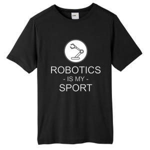 Funny Science Coding Coder Robotics Is My Sport Saying Gift Tall Fusion ChromaSoft Performance T-Shirt