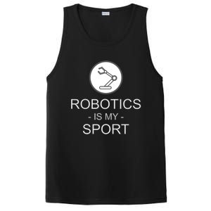 Funny Science Coding Coder Robotics Is My Sport Saying Gift PosiCharge Competitor Tank