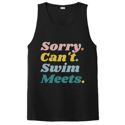 Funny Sorry Can't Swim Meets Bye Swimming PosiCharge Competitor Tank
