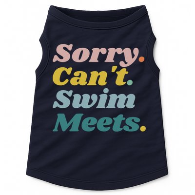 Funny Sorry Can't Swim Meets Bye Swimming Doggie Tank