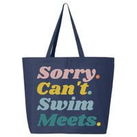 Funny Sorry Can't Swim Meets Bye Swimming 25L Jumbo Tote