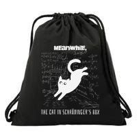 Funny SchröDingerS Cat Quantum Physics Scientists Nerd Drawstring Bag