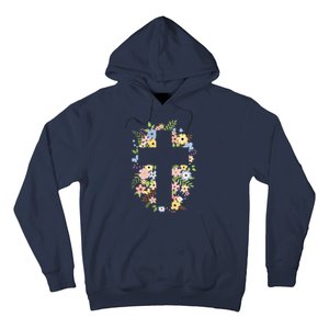 Floral Spring Cross Christianity Hoodie