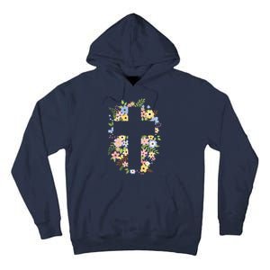 Floral Spring Cross Christianity Tall Hoodie