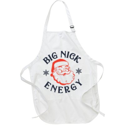 Festive Santa Claus Pajama Set for the Holidays Apron