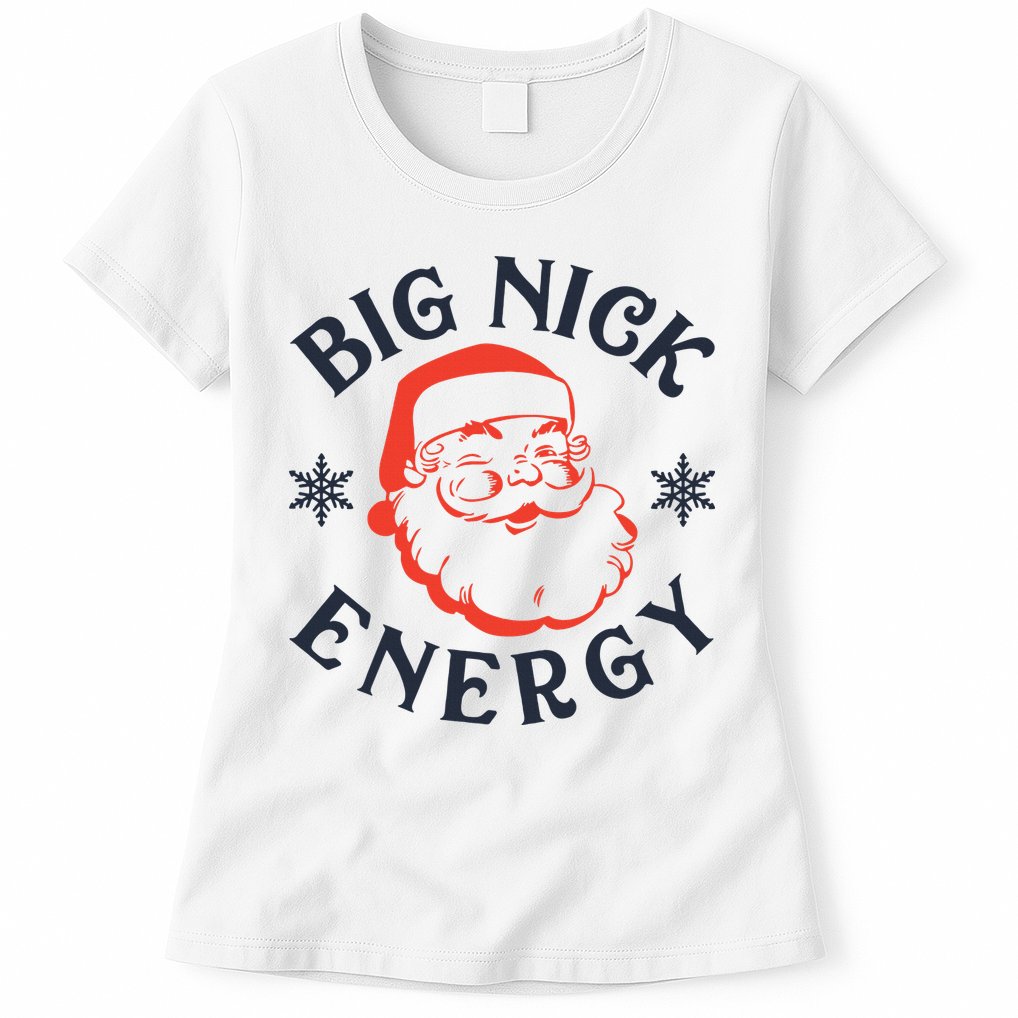 Festive Santa Claus Pajama Set for the Holidays Womens T-Shirt